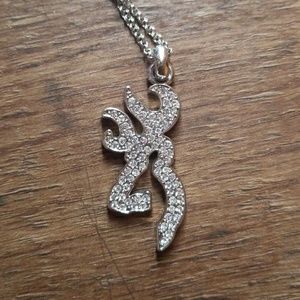 Silver Browning necklace